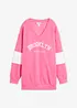 Oversized sweatshirt i bomullsmiks, bonprix