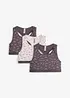BH-topp med myk bomull (3-pack), bonprix