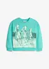 Sweatshirt av 100% økologisk bomull med ballongermer, bonprix