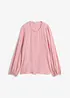 Oversized bluse i myk musselin, bonprix