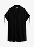Oversized, crinkle strandbluse, bonprix