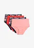 High waist truse med bomull (4-pack), bonprix