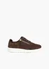Sneakers i semsket skinn, bonprix