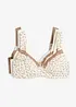 BH (3-pack)med feminint trykk, bonprix