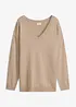 Oversized genser i viskosemiks, bonprix
