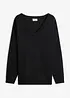 Oversized genser i viskosemiks, bonprix