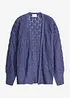 Cardigan med hullmønster, bonprix