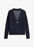 Cardigan med hullmønster, bonprix