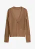 Cardigan med hullmønster, bonprix