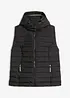 Vattert vest med hette, bonprix