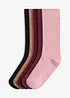 Ribbestrikkede sokker (5-pack), bonprix