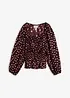 Bluse i lett sateng, bonprix