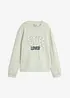Sweatshirt i 100% økologisk bomull med puff trykk, bonprix