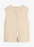 Vest i milanostrikk, bonprix