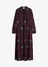 Utsvingt chiffonkjole, bonprix