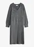 Oversized, strikket midikjole, bonprix
