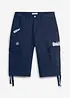 Lang bermudashorts med cargolommer, Regular fit, bonprix