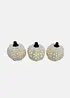 LED-gresskar med utstansinger (3-pack), bonprix