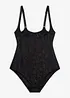 Strong shape body med blonder, bonprix