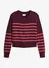 Kort cardigan i bomullsmiks, bonprix