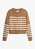Kort cardigan i bomullsmiks, bonprix