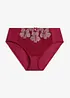 High waist truse med nydelig broderi, bonprix