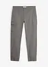 Regular fit cargobukse med stretch, tapered, bonprix