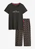 Capri-pyjamas i 100% bomull, bonprix