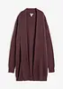 Lang cardigan med sjalskrage, bonprix
