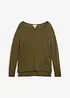 Oversized, strikket genser i viskosemiks, bonprix
