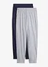 Lang pyjamasbukse (2-pack), bonprix