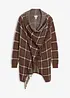 Lang cardigan med frynser, bonprix