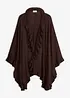 Poncho med kasjmirandel, bonprix