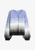 Grovstrikket cardigan i myk garnmiks med ull, bonprix