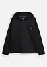 Oversized trenings-hoodie, hurtigtørkende, bonprix