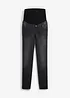 Elastiske mama jeans med økologisk bomull, skinny, bonprix