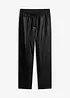 Pull on-bukse i imitert skinn, bonprix