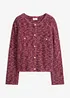 Cardigan med effektgarn, bonprix