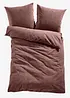 Flanellsengesett i linstil, bonprix
