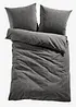 Flanellsengesett i linstil, bonprix