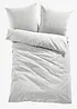 Flanellsengesett i linstil, bonprix