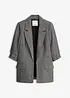 Lang blazer med krage med slag, bonprix