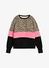 Sweatshirt i bomullsmiks, bonprix