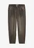 Barrel Jeans Mid Waist, komfortlinning, bonprix