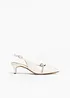 Slingbacks med glitterstener, bonprix