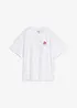 Oversized topp i 100% økologisk bomull, bonprix