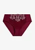 High waist truse med nydelig broderi, bonprix