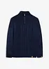 Half zip genser med flettemønster, bonprix
