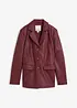 Lang blazer i imitert skinn, bonprix