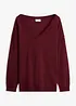 Oversized genser i viskosemiks, bonprix
